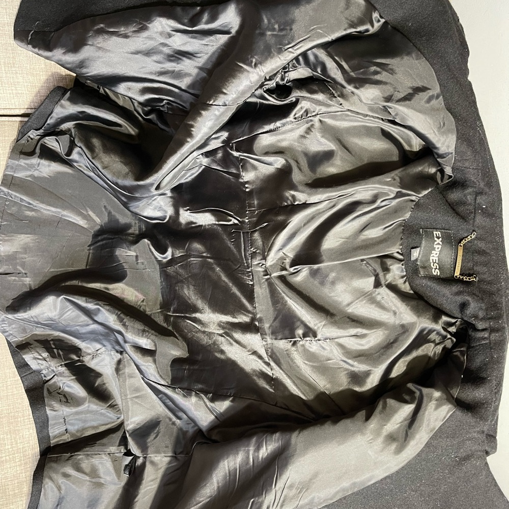 EXPRESS PEA COAT(black) - Picture 3 of 3